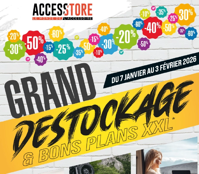 Grand déstockage Accesstore!