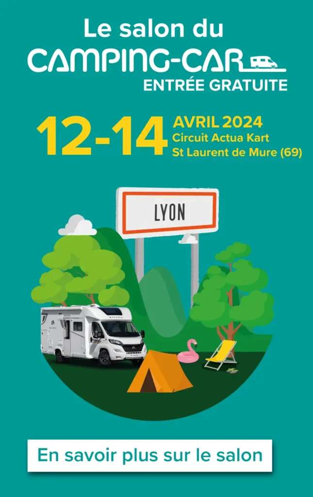 Salon du camping-car à Lyon : du 12 au 14 avril 2024