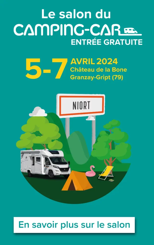 Salon du camping-car à Niort : du 5 au 7 avril 2024